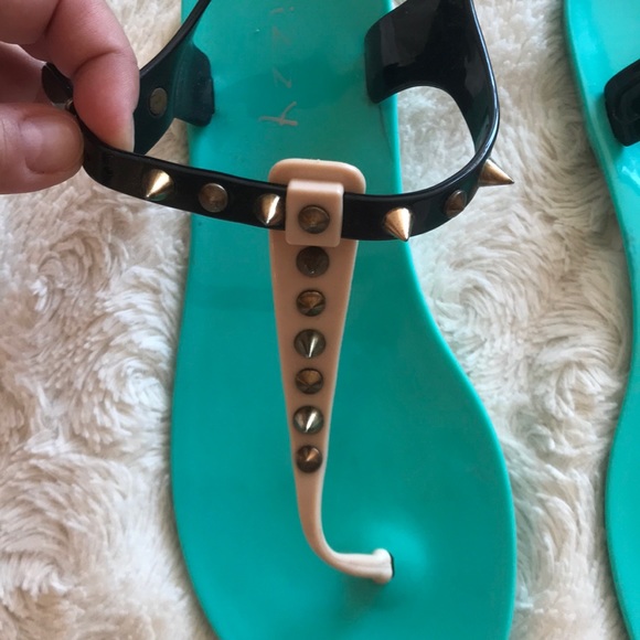 Jelly Spiked Sandals Size 39 - Picture 2 of 3